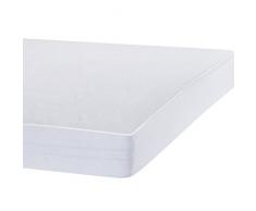 Bedecor Protège Matelas Imperméable et Respirante de Blanc Flanelle(90x200-90x190 cm)