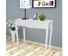 Coiffeuse en bois blanche