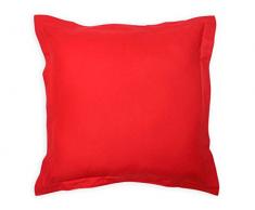 Soleil dOcre 526541 Panama Coussin Décoratif Coton Rouge 60 x 60 cm