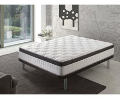 Matelas Supreme 160X200 à mémoire de Forme | 27 cm Épaisseur | 4 cm de Mousse à mémoire de Forme de 65 kg/m3 | Foam AirSistem | Extrêmement Durable | Certification ISO 9001®