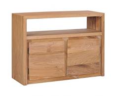 N/O Profitez de Vos achats avec Buffet 80 x 30 x 60 cm Bois de Teck Massif