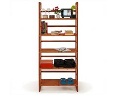 Etagère murale - Meuble à chaussures ÖLAND 135 cm - Meuble Rangement brun