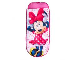 ReadyBed Minnie Mouse - Lit gonflable et sac de couchage pour bébé deux en un, polyester, rose, simple, 150 x 62 x 20 cm