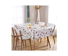 MWPO Nappe Rectangulaire Élégant Et Romantique Rectangulaire Convient Aux Tables De Buffet, Fêtes, Dîners, Mariages De Style Coréen (Taille: 140cm * 200cm)