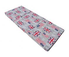Matelas d'appoint pliant 198 x 80 x 10 cm - Oeko-Tex (GLORY)