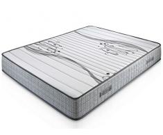 Matelas Boston 140X190 à mémoire de forme 22 cm Épaisseur + 1,5 cm de mousse à mémoire de forme de 65 kg/m3 + Indépendance de couchage + Soutien: ferme + Extrêmement durable + Certifié Oeko-tex®