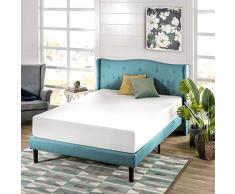 Zinus, Matelas à Mémoire de Forme, 25.5 cm dÉpaisseur, Extraits de Thé Vert, 90 x 190 cm, Certifié OEKO-TEX®