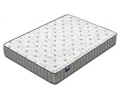 sensoreve Matelas Orionis - Mémoire de Forme 2cm - Mousse Thermo-régulée - 16 cm dépaisseur Totale - indépendance de Couchage - Accueil Moelleux (140cm x 190cm)