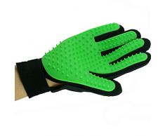 Cutepet Gant De Toilettage Pour Animaux Brosse Chiens Chats Amélioré Cinq Doigt Enfilade Design Brosse Gant De Toilettage Pour Chien Appareil De Massage AM-09031,Green