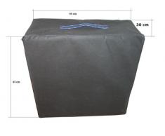 Sac de rangement pour matelas d’appoint pliable, multi-usages (pour matelas 195x65x10cm, Noir)