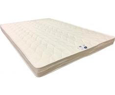 King of Dreams Matelas Clic Clac 140x200 Mousse Poli Lattex Indéformable Tissu Strech très résistant - Hauteur 10 cm - Soutien Ferme - Orthopédique TECHNO10