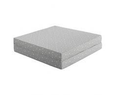 Babysom - Matelas Pliant 60x120x7cm - Idéal pour couchage dappoint - Déhoussable - Anti acarien