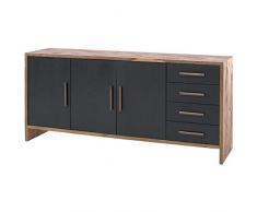 KOH DECO Bahut 3 Portes Zetta en Teck - Casita