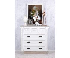 vintage commode shabby chic tiroirs blanc