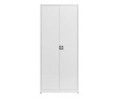 Mauser Armoire universelle extra-haute - h x l x p 2200 x 950 x 420 mm gris clair - armoire armoire de bureau armoire métallique armoire universelle armoire à portes battantes armoires armoires de bureau armoires métalliques