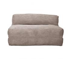 Lounge Pug, Avery, Fauteuil Futon, Double, Côtelé Vison