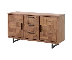 Casita Bahut 2 Portes 3 tiroirs en Teck Kataya