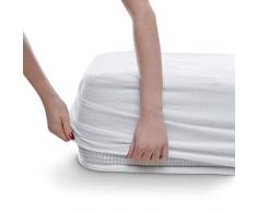 Alreya Protège Matelas Imperméable | 90x190 /200 cm | Housse Protection Lit Adulte et Enfant | Alèse Respirante 90x200 Anti-Acarien, Hypo-Allergénique | Garantie 10 Ans