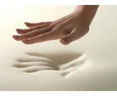 Oreiller visco-élastique orthopédique en mousse viscoélastique oreiller visco coussin viscoélastique ferme80 x 40 x 16 cm/oreiller doux coussin viscoélastique fernsehkissen/coussin de lecture