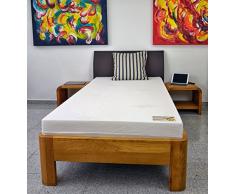 Dinaflex Matelas 75X180 MÉMOIRE DE Forme Marthe Aloe ÉPAISSEUR 17 CM,Housse Aloe Vera.FABRIQUÉ en Allemagne