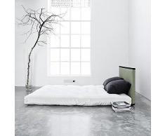 TATAMI BED Sano : le tatami, le futon, et les 2 coussins - une affaire ! déco et design - : FUTON : Natural (140 x 200 cm) - : 2 Coussins Bleu
