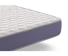 NATURALEX | Matelas Geltec 140x190 Cm | Multicouches Blue Latex Mousse A Mémoire Memo Fresh A Microcapsules De Refroidissement | Sommeil Sain | Athermique | Adaptabilité Supérieure