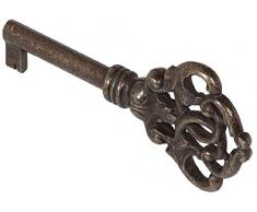 Gedotec Clé Ancienne de Remplacement pour Serrures de Meuble et Armoire dÉpoque - H2134 | Ferrure Rétro en Zinc Moulé à Pression | Couleur Brun Vieilli - Longueur 38mm | 1 Pièce
