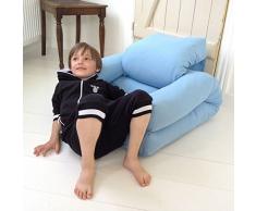 MDS LITTLE HIPPO, un fauteuil hyper malin qui se transforme en lit futon en quelques secondes - déco et design - Fauteuil Natural/Bouton Natural