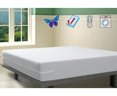 Savel – Rénove Matelas Élastique, Microfibre au Toucher Soie - 140x190/200 | Protège-Matelas | Alèse | Housse de Matelas – Disponible en Plusieurs Dimensions