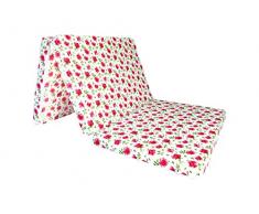Natalia Spzoo Matelas pliant pour lit de voyage (120x60 cm, ROSE)