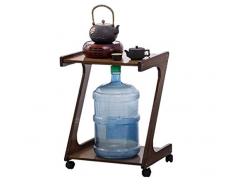 C-Bin1 Bois Bahut, avec roulettes double couche thé Table Parlour Salon de thé Sofa Table Bureau Salle de stockage Bibliothèque livre confort (Color : B, Size : 36.5 * 39 * 59CM)