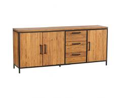 Casita Bahut 3 Portes 3 tiroirs en Teck Roster