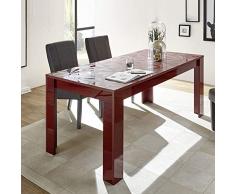 NOUVOMEUBLE Salle à Manger Enfilade + Table Design Rouge laqué Paolo 2