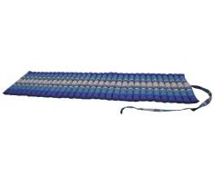 Matelas Thai 1 p., tapis, appoint, détente, repos, gym, méditation, yoga, plage, piscine, fabriqué en Thaïlande, bleu (82213)