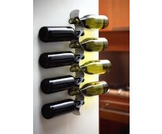 Black + Blum Porte-bouteilles "Vague" Inox brossé