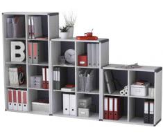 Paperflow Bibliotheque Modulable 6 Cases Gris/Anthracite