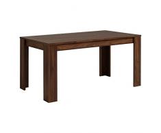 Salle à Manger Complète Noyer/Mastic - GRINGO - L 180 x l 45 x H 84