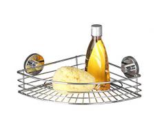 Wenko 20887100 Bari Vacuum-Loc Etagère dAngle 22 x 8,5 x 31.5 cm