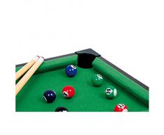 Small foot 6703 Table de billard Mimi en bois, jeu de billard avec accessoires, jouable sur tous les dessus de table, à partir de 5 ans