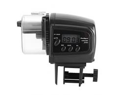 Automatique Aquarium minuterie Nourriture pour poissons Mangeoire voiture Feeder avec écran LCD Film de grande capacité pour Week-end de vacances 40g conteneur Piles pour flocons Pellets et table