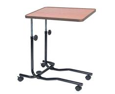 NRS Healthcare M15691 Table de Chevet / Chaise de Bureau Portative - Inclinable - Réglable et à Roues