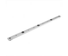 Fdit Barre d'onglet en Alliage d'aluminium Mitre Bar Rail Mitre Guage Bar Slider Table Scie Jauge Tige Bois Outil de Travail menuiserie(450mm)