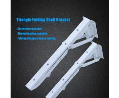 Support de table pliant Zitainn Support de table triangulaire Support de tablette pliable Support de fixation murale Support de tablette robuste et robuste