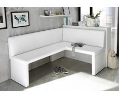MyStyleWood Coin de Repas Olga Faux Cuir - Banc d Angle, Banquette de Cuisine, Salle à Manger. Stable, Facile d Entretien, rembourré, Cadre en Bois