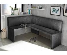 MyStyleWood Coin de Repas Olga Faux Cuir - Banc d Angle, Banquette de Cuisine, Salle à Manger. Stable, Facile d Entretien, rembourré, Cadre en Bois