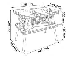 Keter 221475 Table de travail pliable