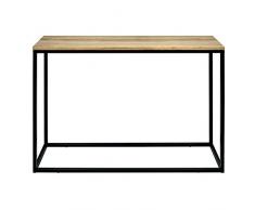 Table Meuble d'entrée icub Industriel Blanc 120 X 35