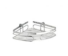 Wenko 20411100 Premium Etagère dAngle Inox 21 x 6,5 x 23,5 cm