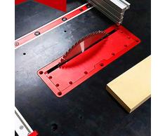 Plaque de scie circulaire électrique à rabat, flip spécial table de sol réglable en aluminium plaque dinsertion pour scie de table