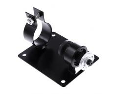 Demiawaking - Support de fixation métallique sur banc pour foret/arbre de scie circulaire 10/13 mm